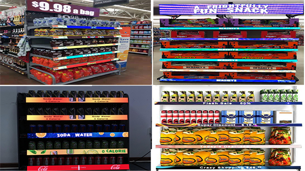led shelf display