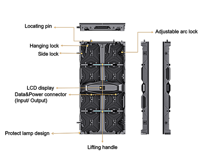 indoor rental display, outdoor rental display